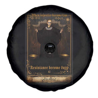 Tarot Card RBG Spare Tire Cover When Injustice Becomes Law Resistance Becomes Duty - Wonder Print Shop
