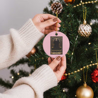 Tarot Card RBG Ceramic Ornament When Injustice Becomes Law Resistance Becomes Duty - Wonder Print Shop