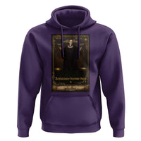 Tarot Card RBG Hoodie When Injustice Becomes Law Resistance Becomes Duty - Wonder Print Shop