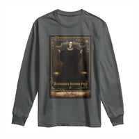 Tarot Card RBG Long Sleeve Shirt When Injustice Becomes Law Resistance Becomes Duty - Wonder Print Shop