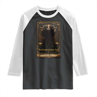 Tarot Card RBG Raglan Shirt When Injustice Becomes Law Resistance Becomes Duty - Wonder Print Shop