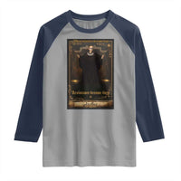 Tarot Card RBG Raglan Shirt When Injustice Becomes Law Resistance Becomes Duty - Wonder Print Shop