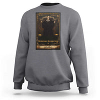 Tarot Card RBG Sweatshirt When Injustice Becomes Law Resistance Becomes Duty - Wonder Print Shop