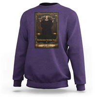 Tarot Card RBG Sweatshirt When Injustice Becomes Law Resistance Becomes Duty - Wonder Print Shop