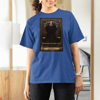Tarot Card RBG T Shirt For Women When Injustice Becomes Law Resistance Becomes Duty - Wonder Print Shop