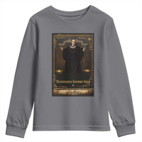Tarot Card RBG Youth Sweatshirt When Injustice Becomes Law Resistance Becomes Duty - Wonder Print Shop