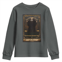 Tarot Card RBG Youth Sweatshirt When Injustice Becomes Law Resistance Becomes Duty - Wonder Print Shop