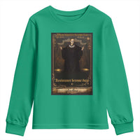 Tarot Card RBG Youth Sweatshirt When Injustice Becomes Law Resistance Becomes Duty - Wonder Print Shop