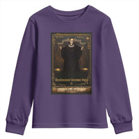 Tarot Card RBG Youth Sweatshirt When Injustice Becomes Law Resistance Becomes Duty - Wonder Print Shop