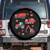 Excavator Construction Spare Tire Cover Car Tractor Truck Lovers - Wonder Print Shop