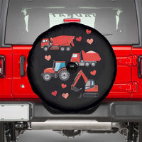 Excavator Construction Spare Tire Cover Car Tractor Truck Lovers - Wonder Print Shop