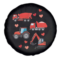 Excavator Construction Spare Tire Cover Car Tractor Truck Lovers - Wonder Print Shop