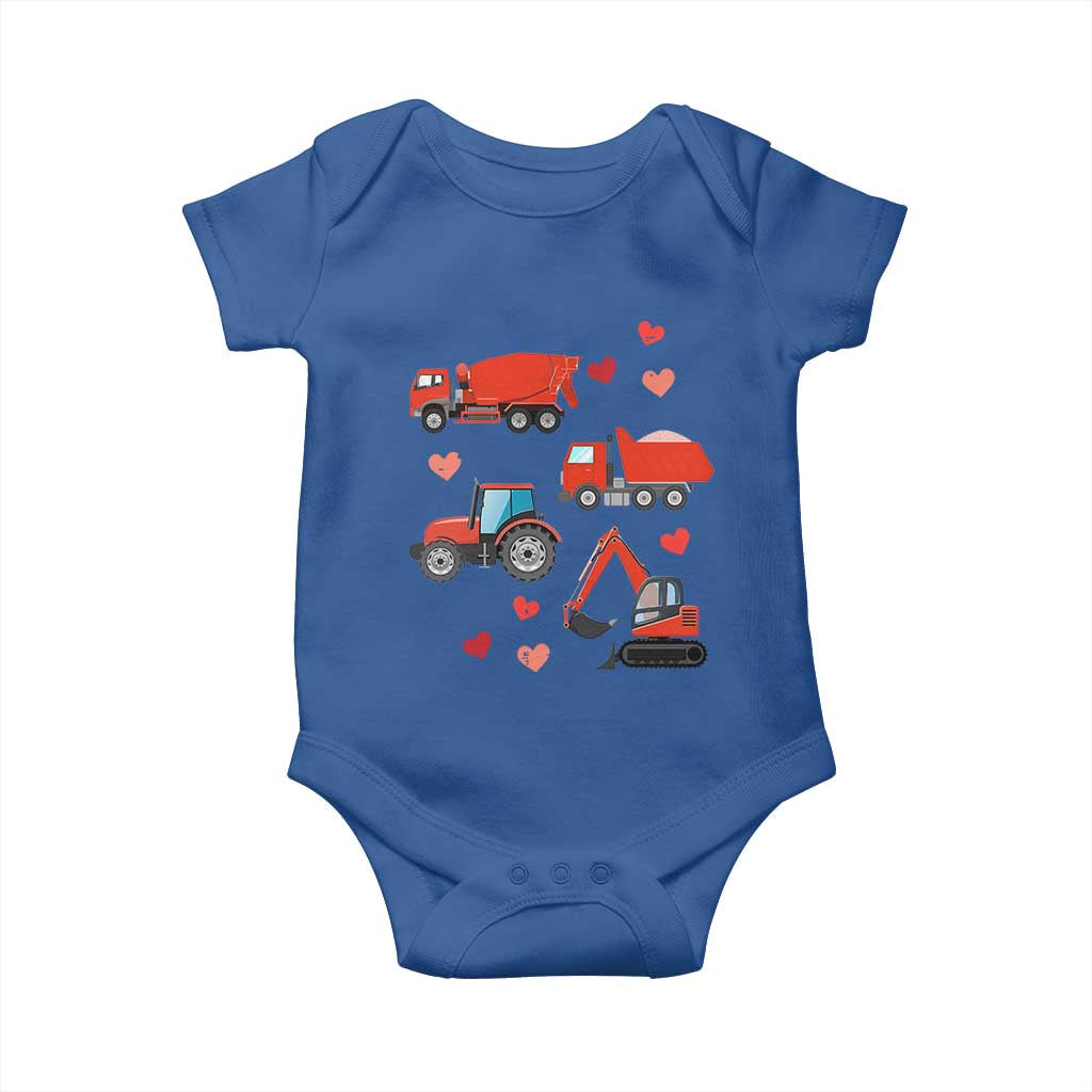 Excavator Construction Baby Onesie Car Tractor Truck Lovers - Wonder Print Shop
