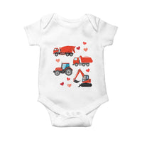 Excavator Construction Baby Onesie Car Tractor Truck Lovers - Wonder Print Shop