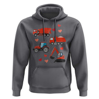 Excavator Construction Hoodie Car Tractor Truck Lovers - Wonder Print Shop