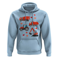 Excavator Construction Hoodie Car Tractor Truck Lovers - Wonder Print Shop