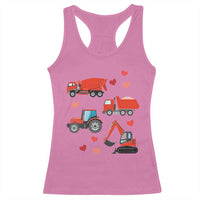 Excavator Construction Racerback Tank Top Car Tractor Truck Lovers - Wonder Print Shop