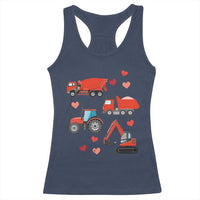Excavator Construction Racerback Tank Top Car Tractor Truck Lovers - Wonder Print Shop