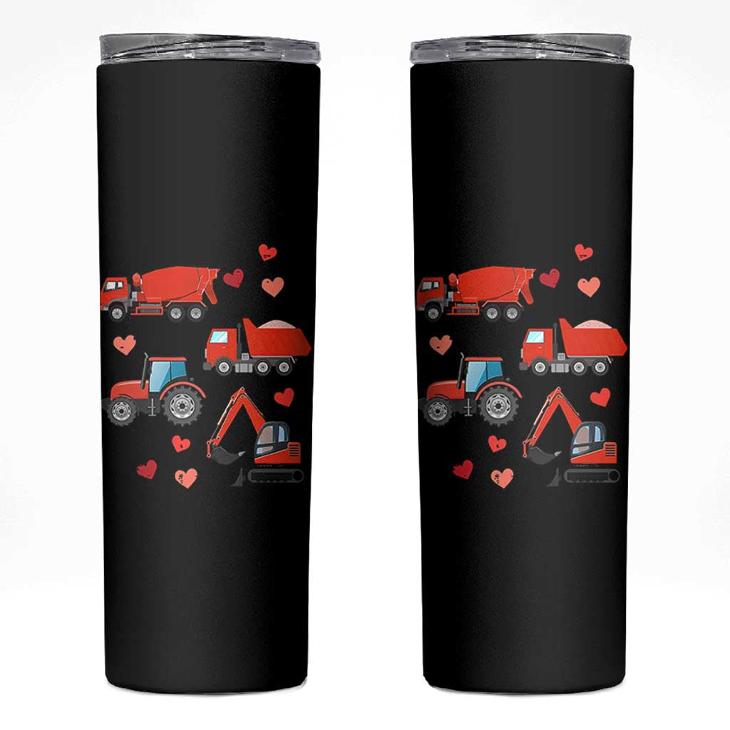 Excavator Construction Skinny Tumbler Car Tractor Truck Lovers - Wonder Print Shop