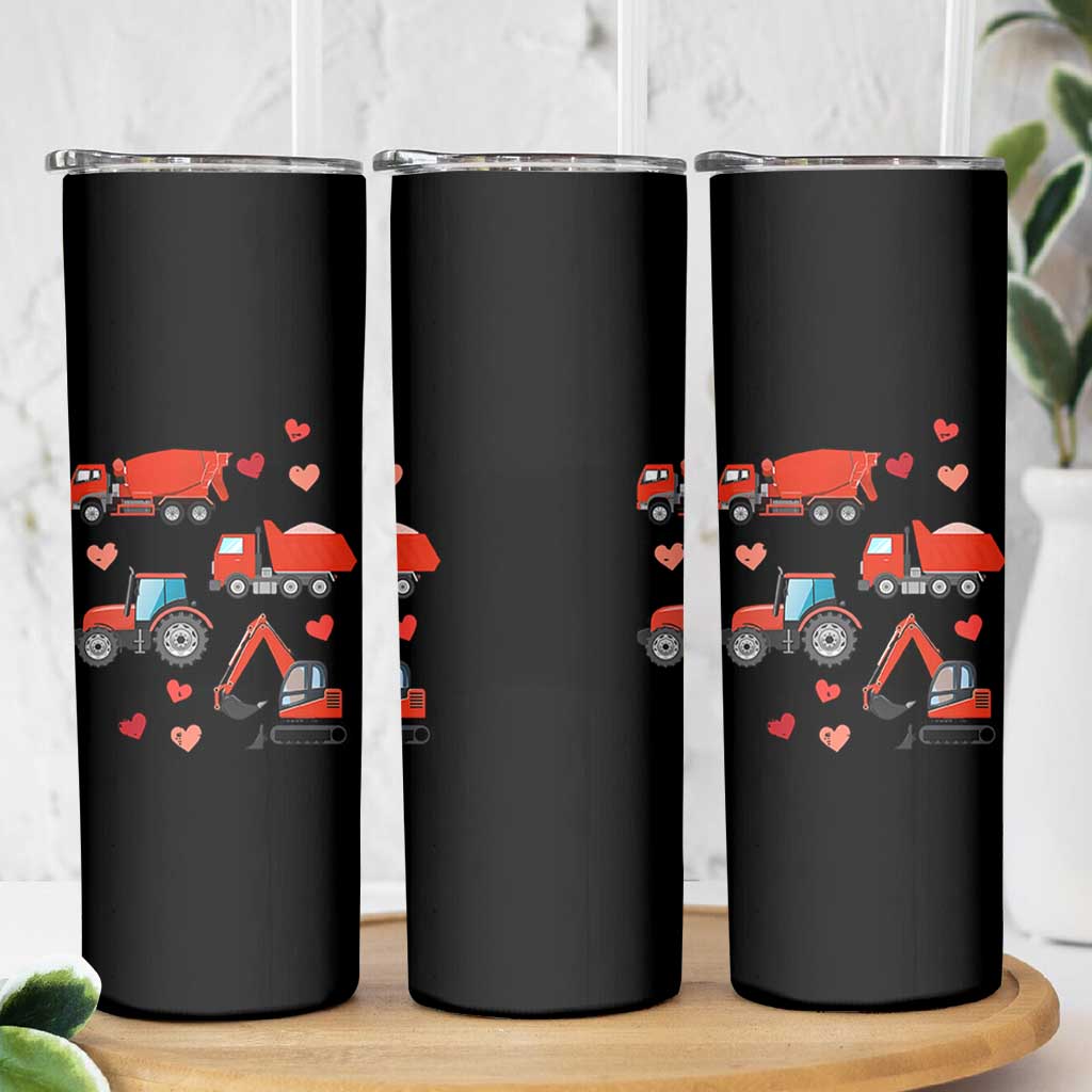 Excavator Construction Skinny Tumbler Car Tractor Truck Lovers - Wonder Print Shop