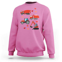 Excavator Construction Sweatshirt Car Tractor Truck Lovers - Wonder Print Shop