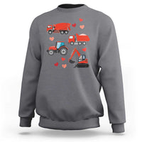 Excavator Construction Sweatshirt Car Tractor Truck Lovers - Wonder Print Shop