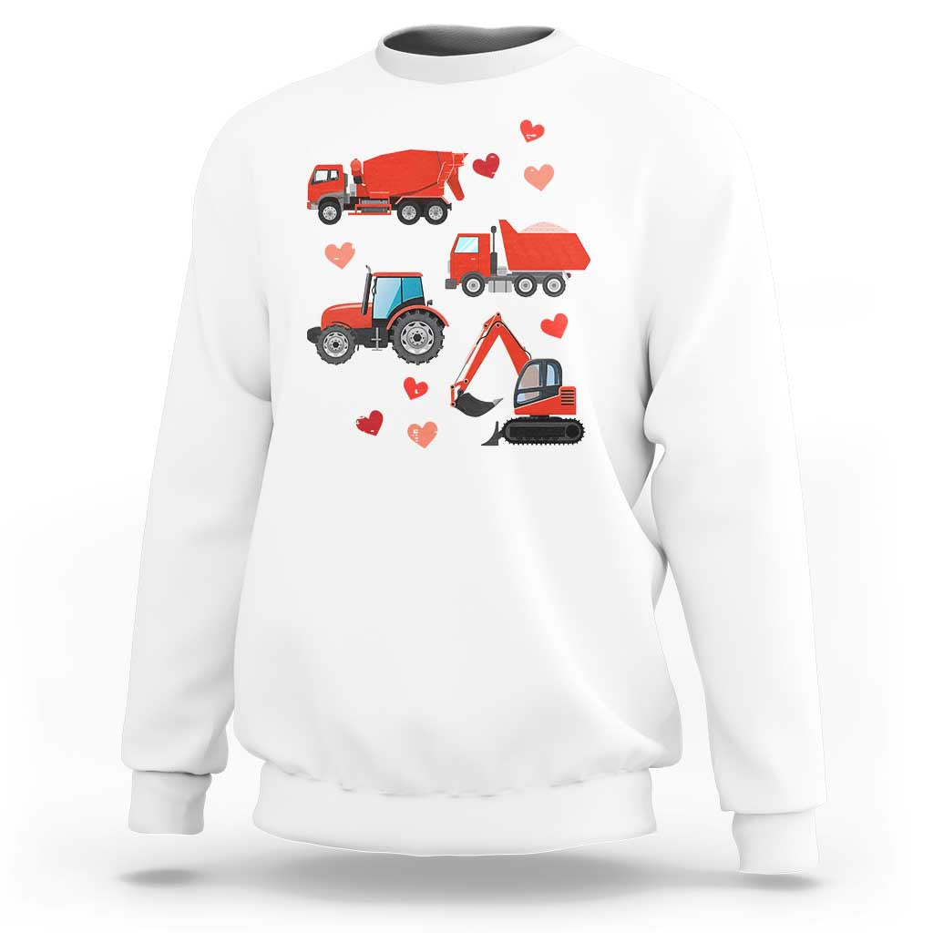 Excavator Construction Sweatshirt Car Tractor Truck Lovers - Wonder Print Shop
