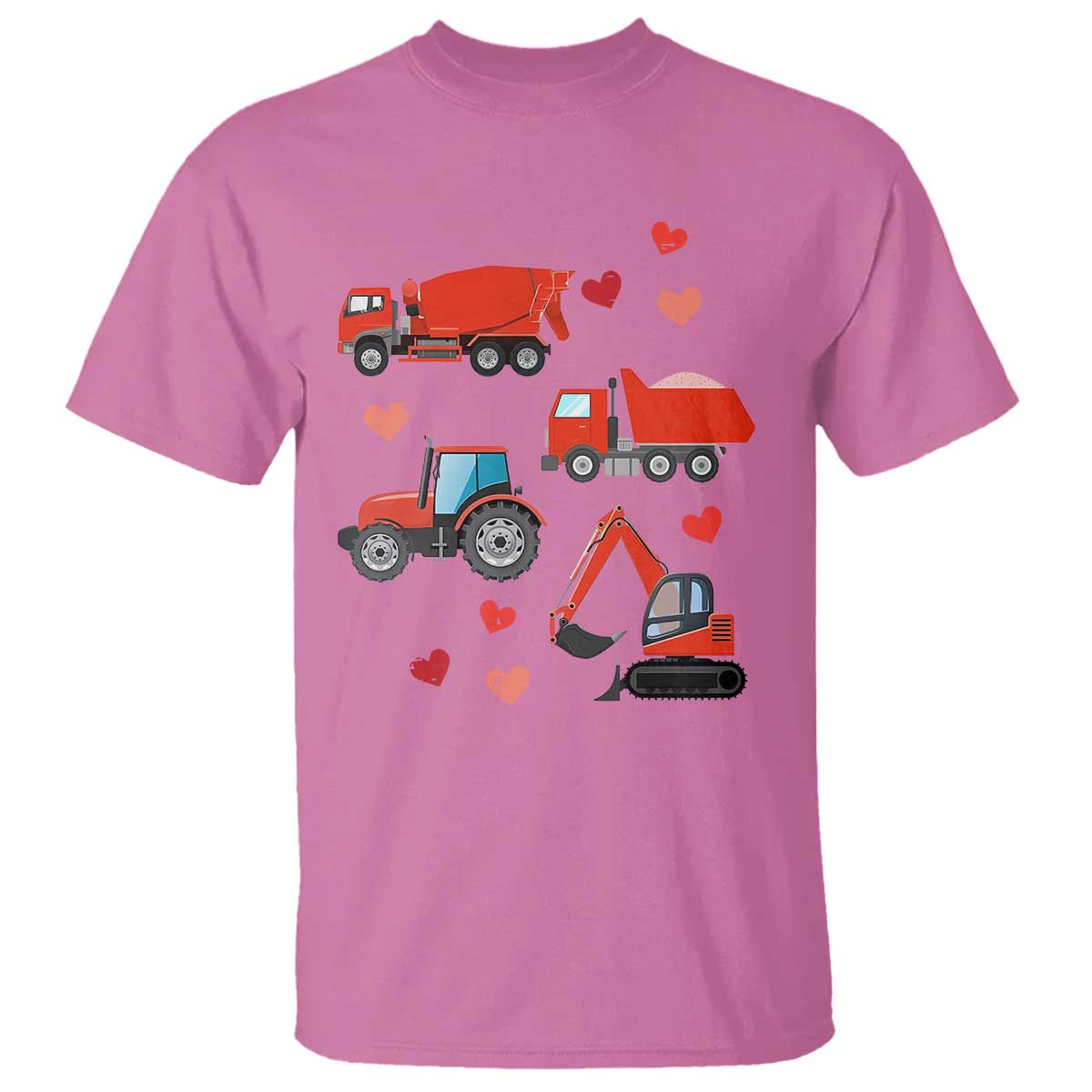 Excavator Construction T Shirt Car Tractor Truck Lovers - Wonder Print Shop