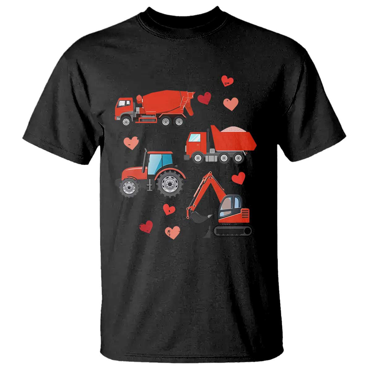 Excavator Construction T Shirt Car Tractor Truck Lovers - Wonder Print Shop