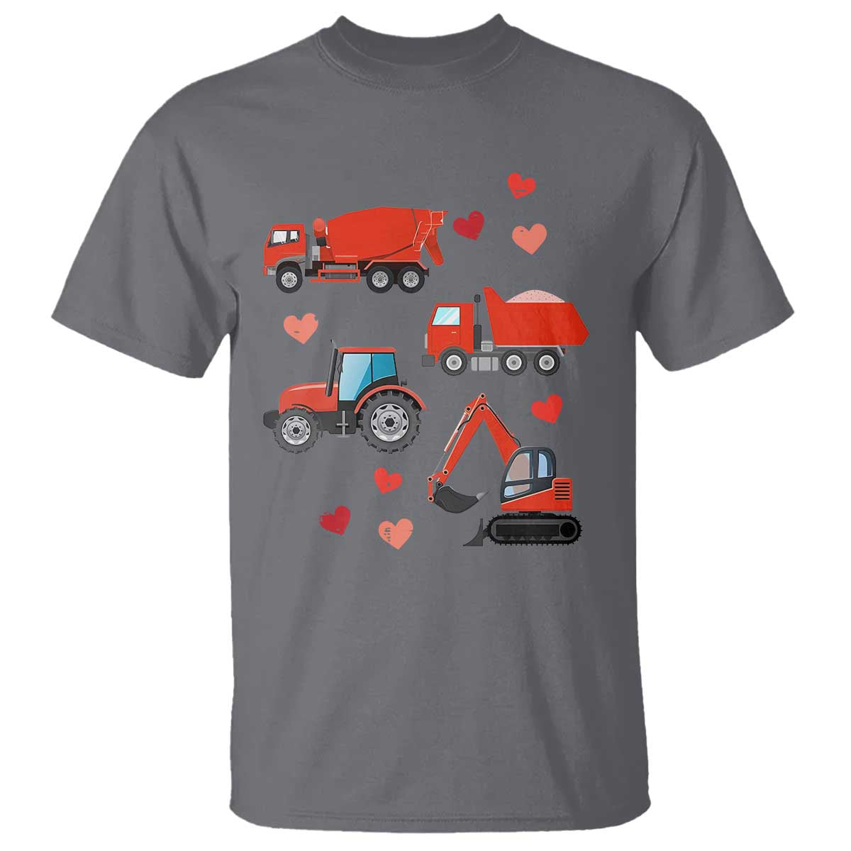 Excavator Construction T Shirt Car Tractor Truck Lovers - Wonder Print Shop
