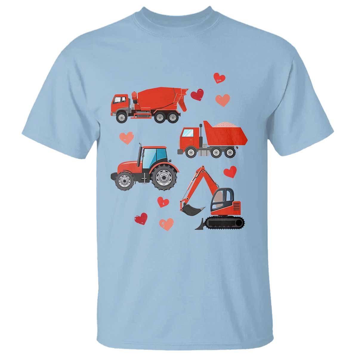 Excavator Construction T Shirt Car Tractor Truck Lovers - Wonder Print Shop