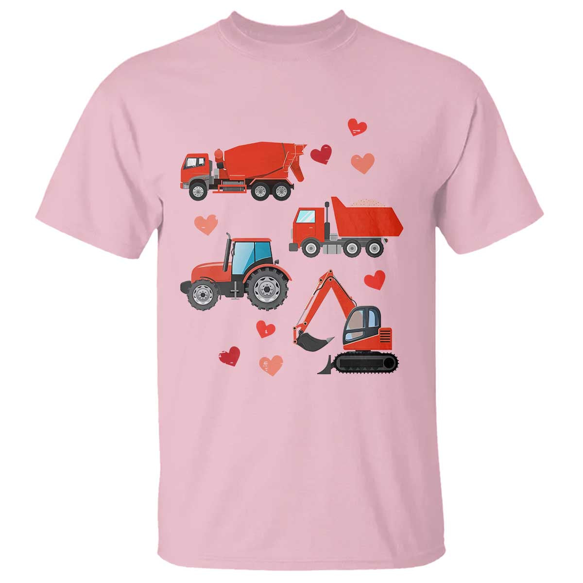 Excavator Construction T Shirt Car Tractor Truck Lovers - Wonder Print Shop