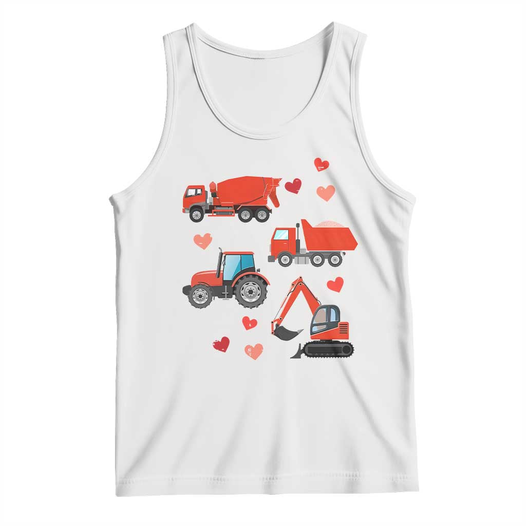 Excavator Construction Tank Top Car Tractor Truck Lovers - Wonder Print Shop