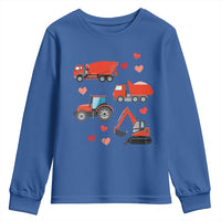 Excavator Construction Youth Sweatshirt Car Tractor Truck Lovers - Wonder Print Shop