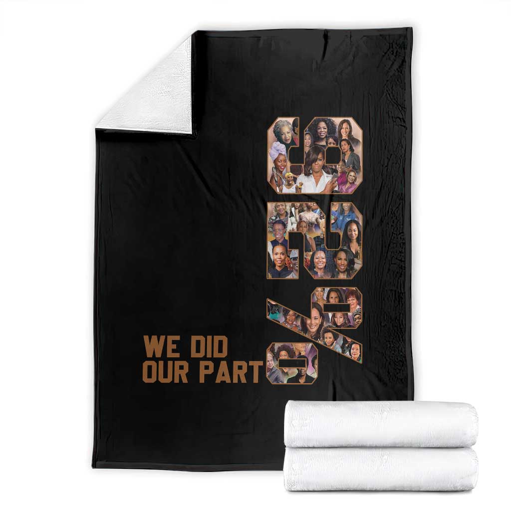 92 Percent Black Woman Power Throw Blanket 92 Percent Melanin Girls - Wonder Print Shop