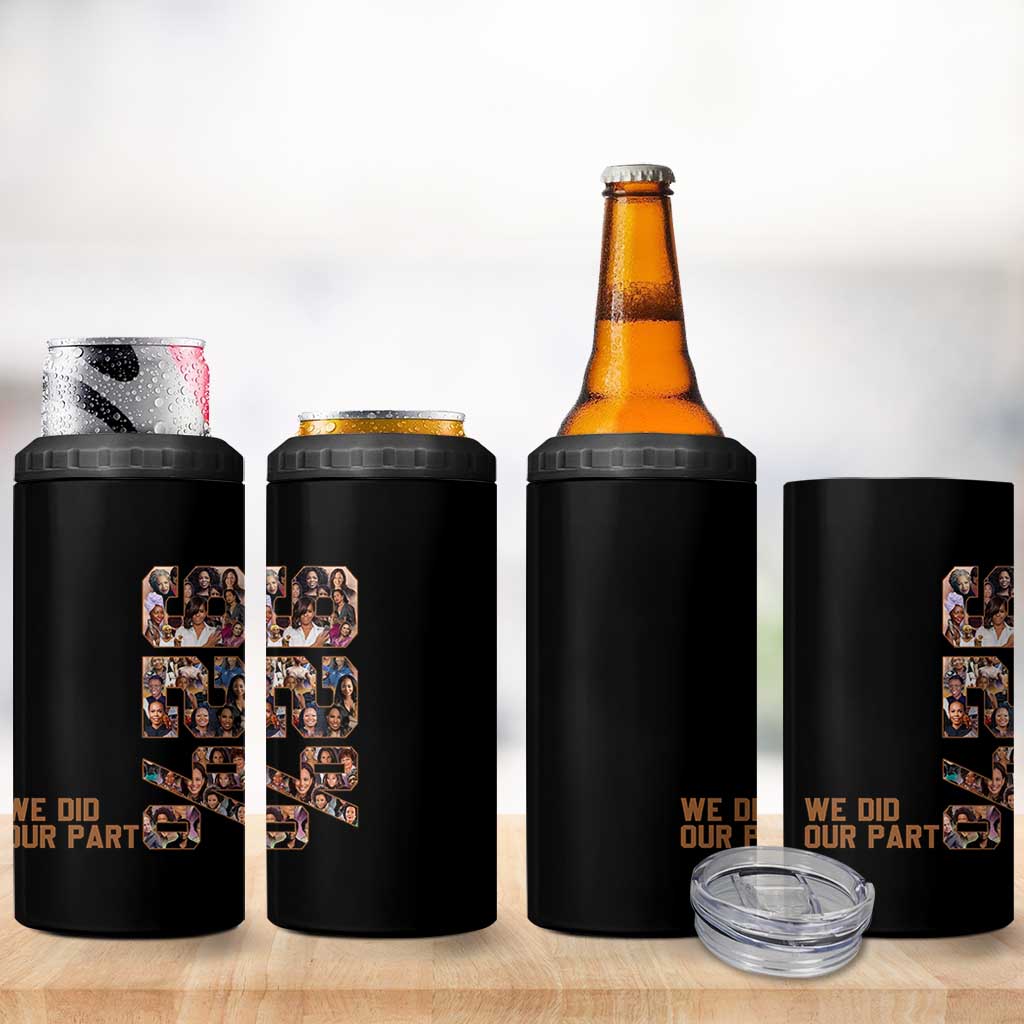 92 Percent Black Woman Power 4 in 1 Can Cooler Tumbler 92 Percent Melanin Girls - Wonder Print Shop