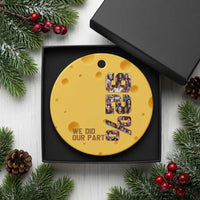 92 Percent Black Woman Power Ceramic Ornament 92 Percent Melanin Girls - Wonder Print Shop