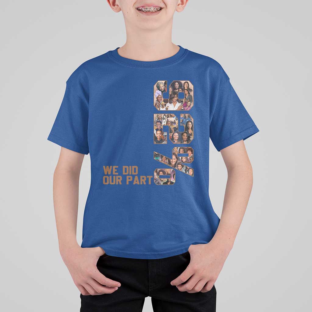 92 Percent Black Woman Power T Shirt For Kid 92 Percent Melanin Girls - Wonder Print Shop