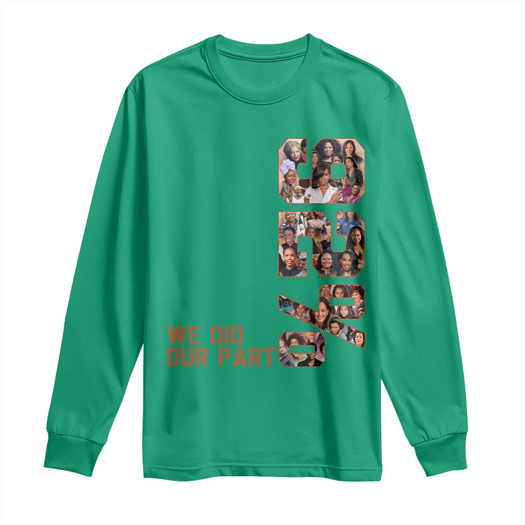92 Percent Black Woman Power Long Sleeve Shirt 92 Percent Melanin Girls - Wonder Print Shop