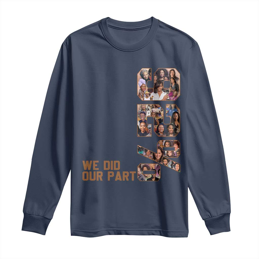 92 Percent Black Woman Power Long Sleeve Shirt 92 Percent Melanin Girls - Wonder Print Shop