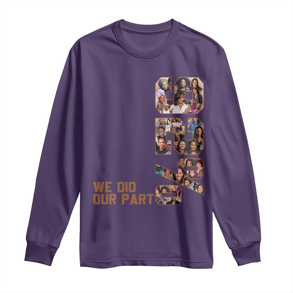 92 Percent Black Woman Power Long Sleeve Shirt 92 Percent Melanin Girls - Wonder Print Shop