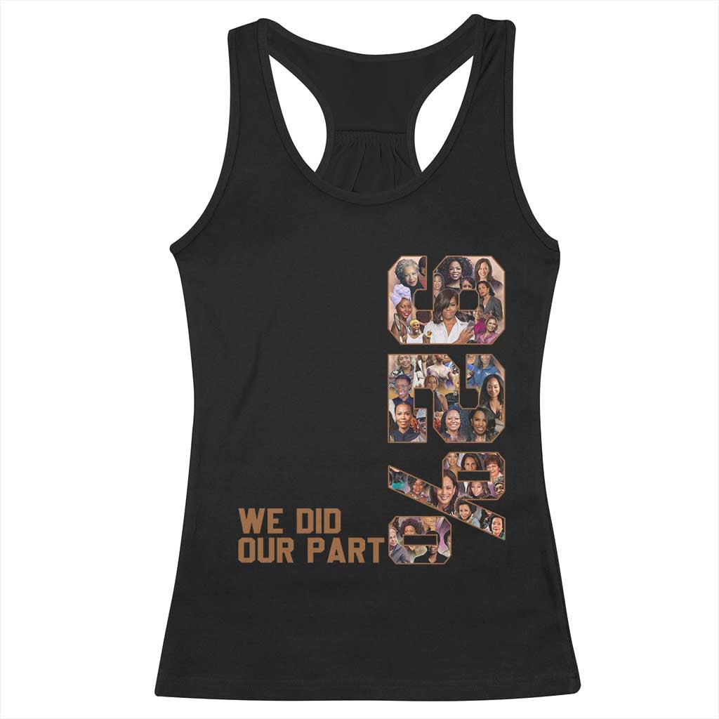92 Percent Black Woman Power Racerback Tank Top 92 Percent Melanin Girls - Wonder Print Shop