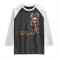 92 Percent Black Woman Power Raglan Shirt 92 Percent Melanin Girls - Wonder Print Shop