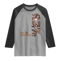92 Percent Black Woman Power Raglan Shirt 92 Percent Melanin Girls - Wonder Print Shop