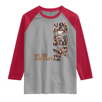92 Percent Black Woman Power Raglan Shirt 92 Percent Melanin Girls - Wonder Print Shop