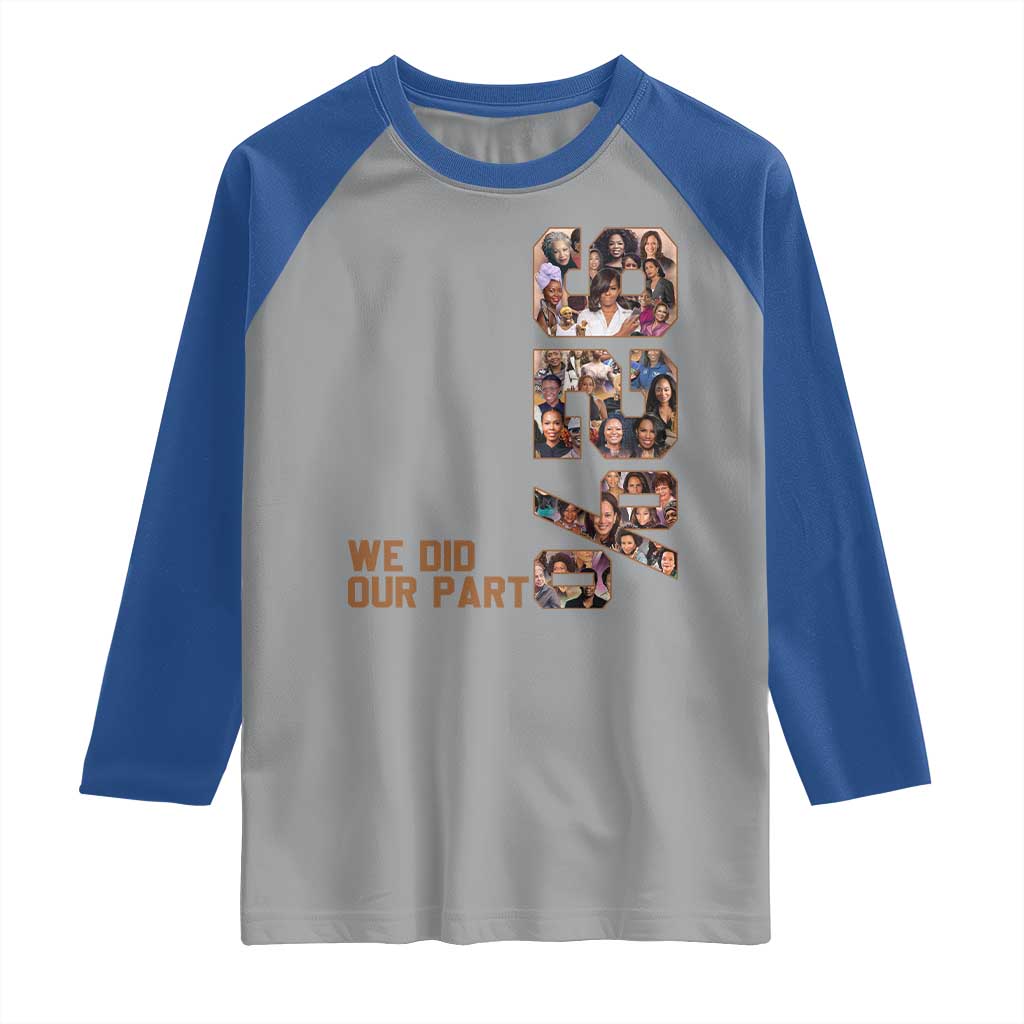 92 Percent Black Woman Power Raglan Shirt 92 Percent Melanin Girls - Wonder Print Shop