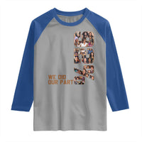 92 Percent Black Woman Power Raglan Shirt 92 Percent Melanin Girls - Wonder Print Shop
