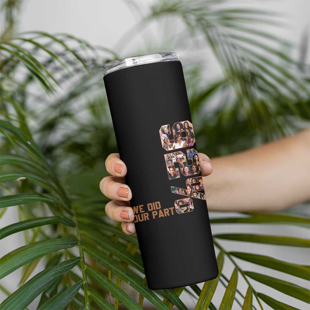 92 Percent Black Woman Power Skinny Tumbler 92 Percent Melanin Girls - Wonder Print Shop