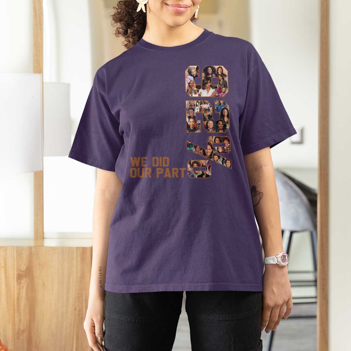 92 Percent Black Woman Power T Shirt For Women 92 Percent Melanin Girls - Wonder Print Shop