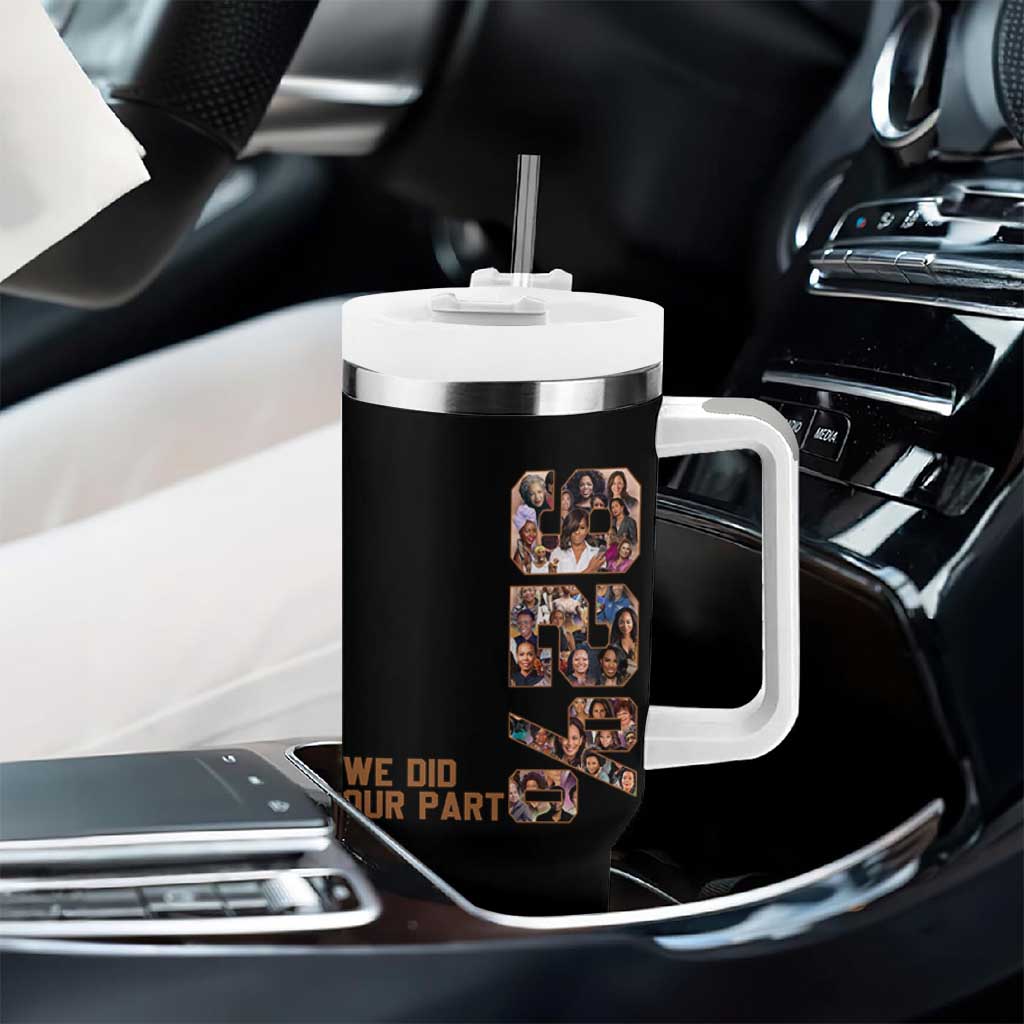 92 Percent Black Woman Power Tumbler With Handle 92 Percent Melanin Girls - Wonder Print Shop